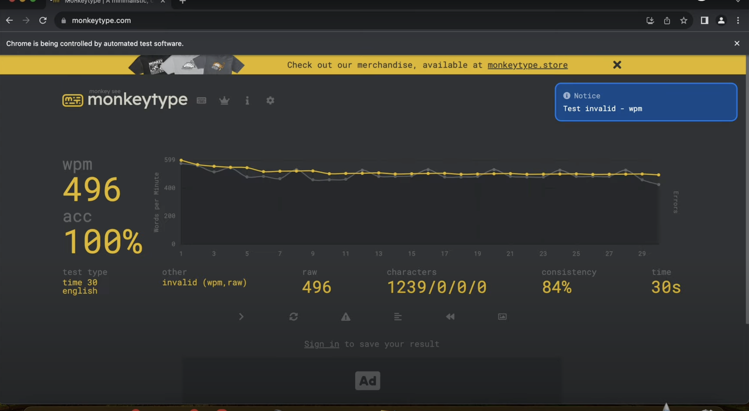 MonkeyType Automation
